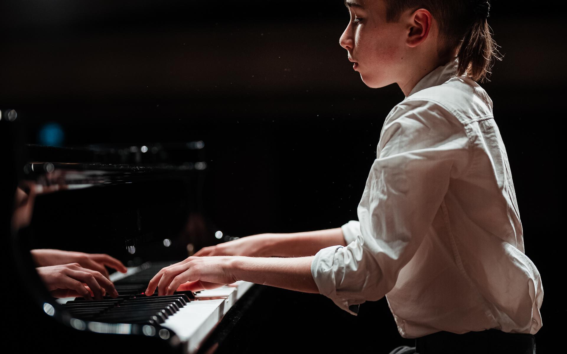 Meesterpianist en zijn leerling