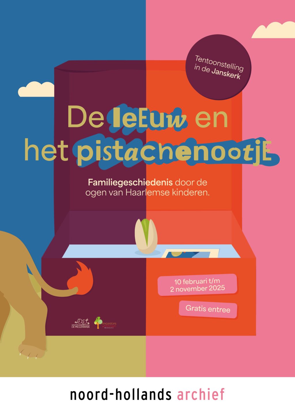 De leeuw en het pistachenootje