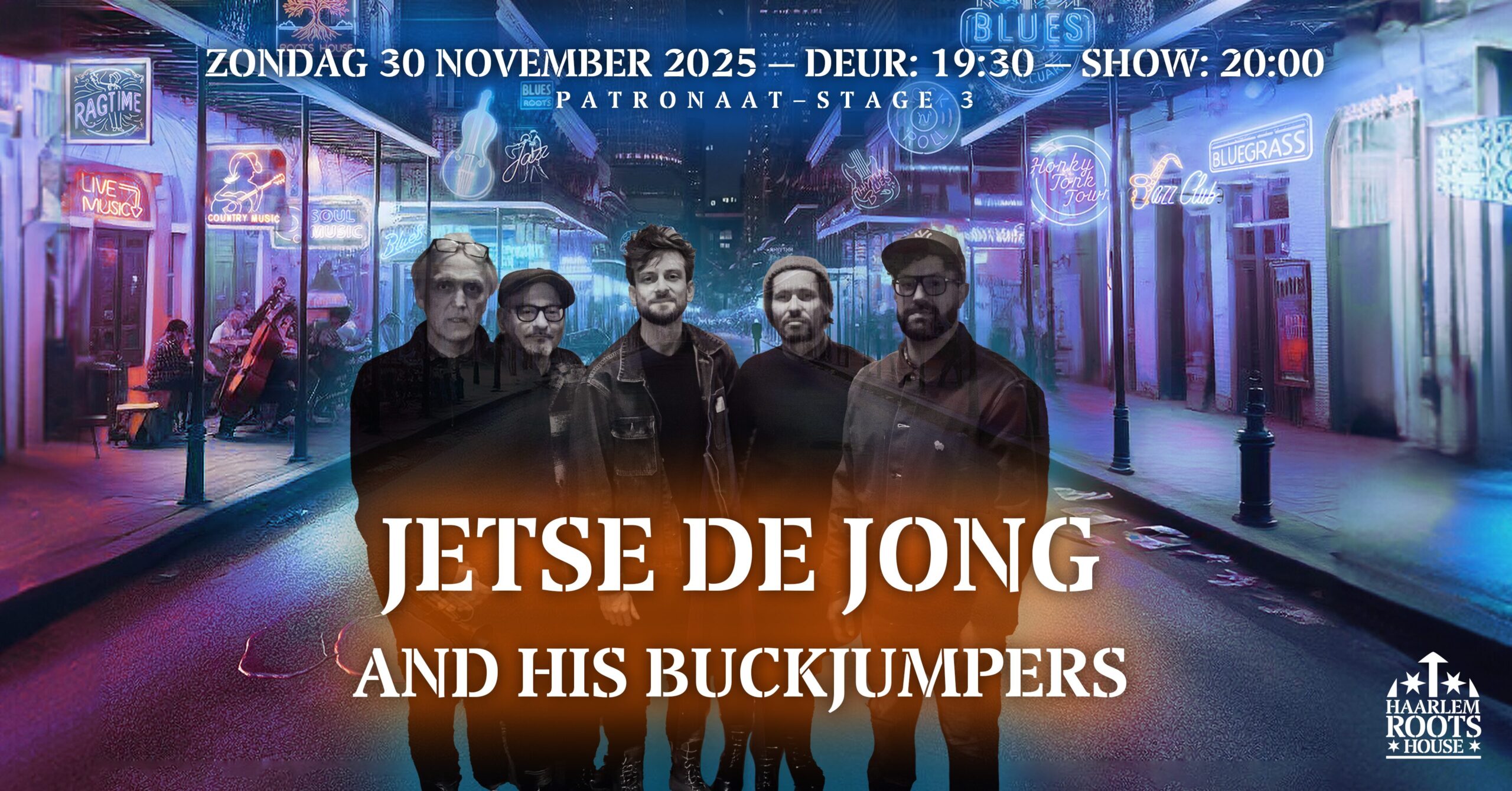 Haarlem Roots House | Jetse de Jong & his Buckjumpers