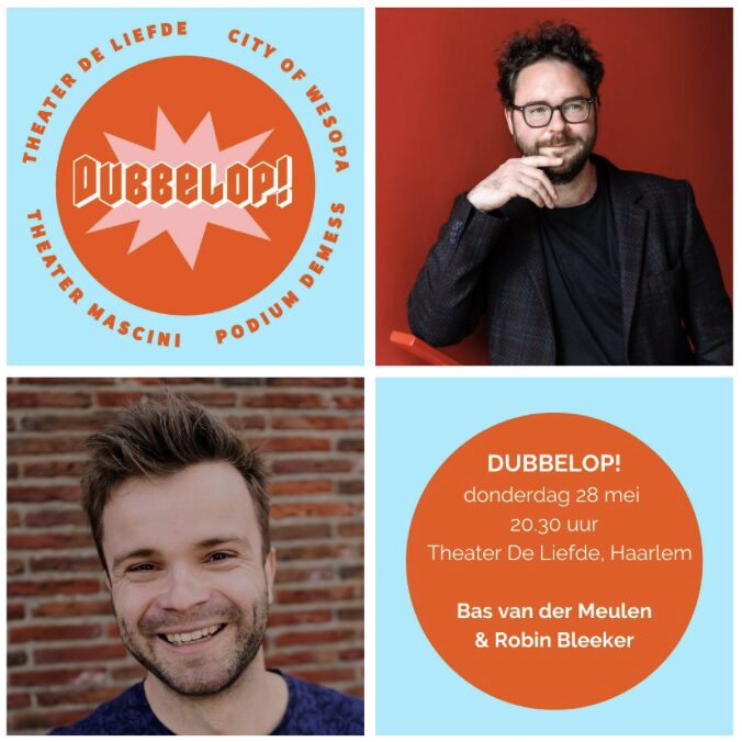 Cabaretiers Robin Bleeker en Bas van der Meulen